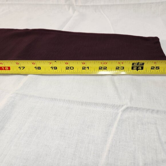 Matty M Yoga Pants Women Size M Jegging Stretch Ankle Flat Front Plum NEW FstShp - Picture 7 of 10